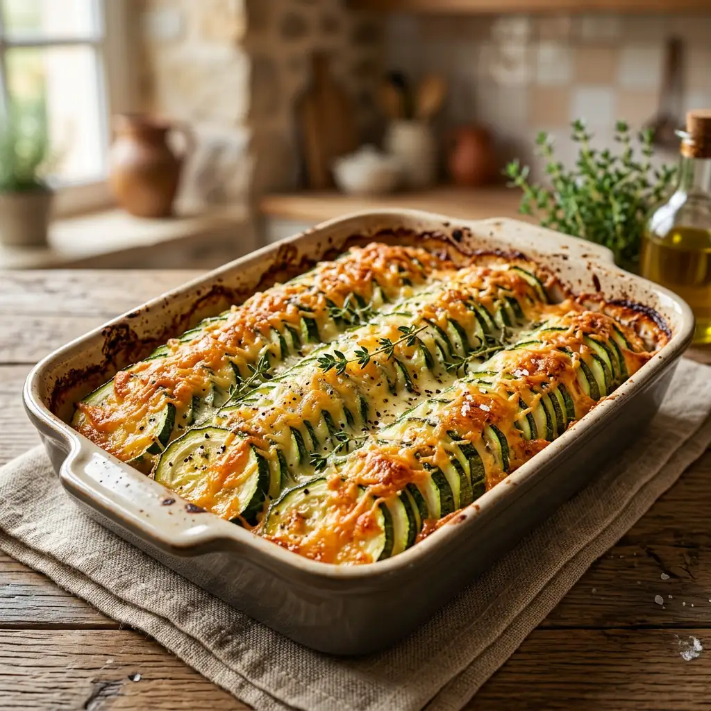 Tian de courgette au parmesan : recette au four inratable ...