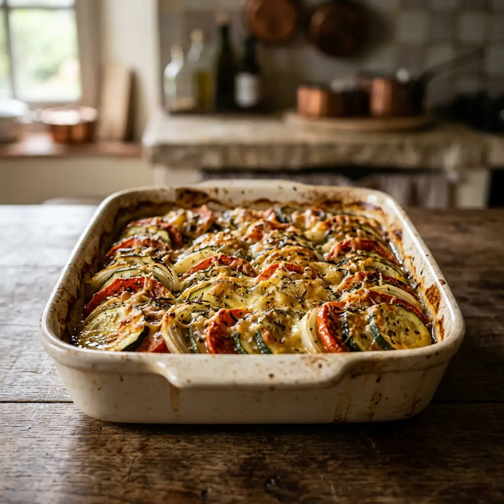 Tian de courgettes et tomates : la recette provençale ...